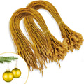 Christmas Tree Ornament String Hanger Precut Ribbon Hook with Snap Fastener